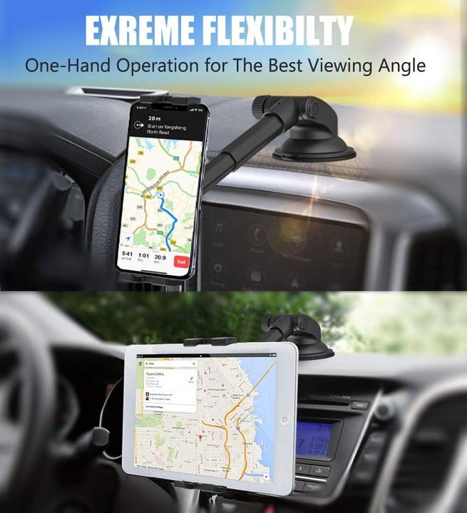 Actual product image Woleyi Car tablet & mobile phone holder