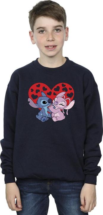 Produktbild Disney Lilo & Stitch Hearts Sweatshirt Jungen (140, 146)