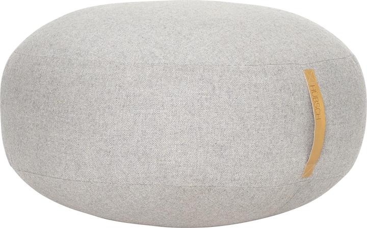 Produktbild Hübsch Pouf mit Lederhenkel