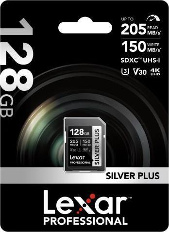 Immagine prodotto Lexar Professional SILVER PLUS (128 GB, SDXC, U3, UHS-I)