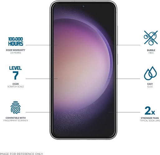 Produktbild Eiger Mountain Glass Clear Edge (1 Stück, Samsung Galaxy S23+)