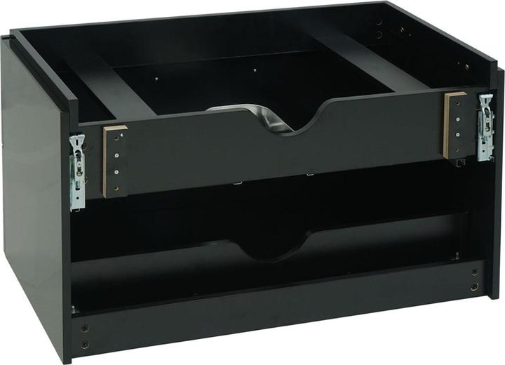 Image du produit Mendler Premium Meuble sous lavabo, meuble sous lavabo Meuble de salle de bain, haute brillance 90cm noir