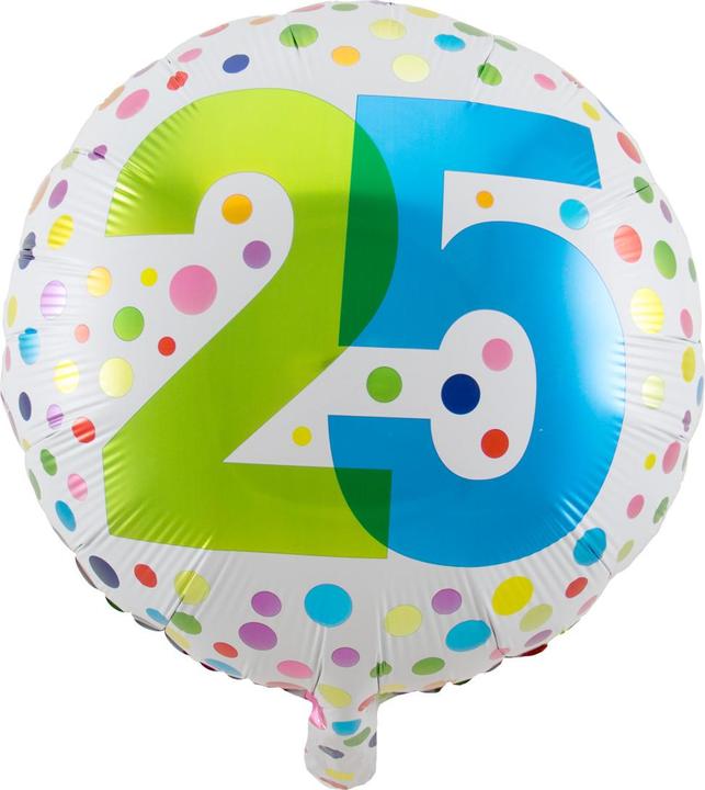 Immagine prodotto Folat 25° compleanno palloncino foil (1 x)
