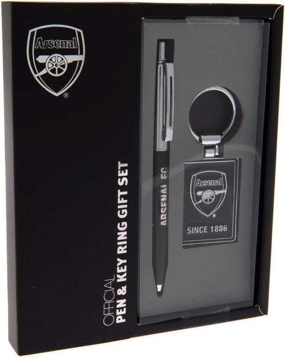 Arsenal FC Kugelschreiber und Schlüsselanhänger Set