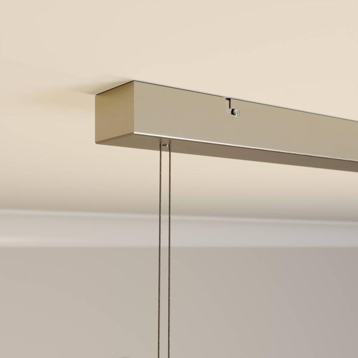 Immagine prodotto Lindby Lampada a sospensione Auron, nichel/bianco (1440 lm)