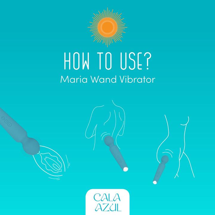 Image du produit Cala Azul Maria Zauberstab Vibrator Azul