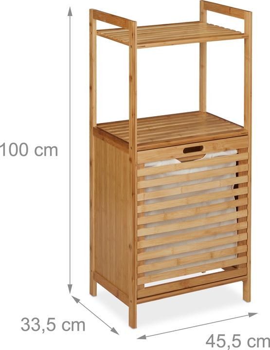 Actual product image Relaxdays Linen closet (32.50 l)