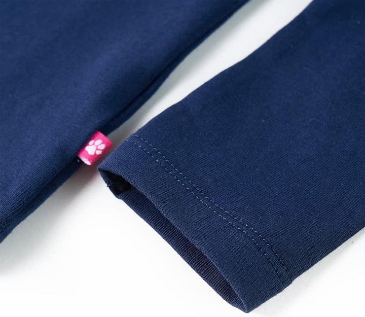 Immagine prodotto VidaXL Camicia da bambino a maniche lunghe blu navy 128,Materiale: 95 % cotone (128)