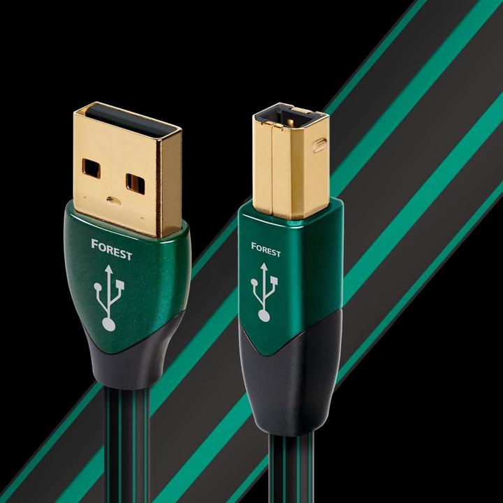 Produktbild Audioquest Forest USB A naar USB B Kabel - Hifi USB Kabel - 5m (5 m, USB 2.0)