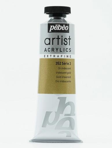 Image du produit Pebeo Artist Acrylics Acrylique extra fine (Or irisé, 37 ml)