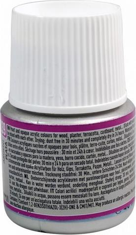 Produktbild Pebeo Deco Perlmutt Acrylfarben (Silber, 45 ml)