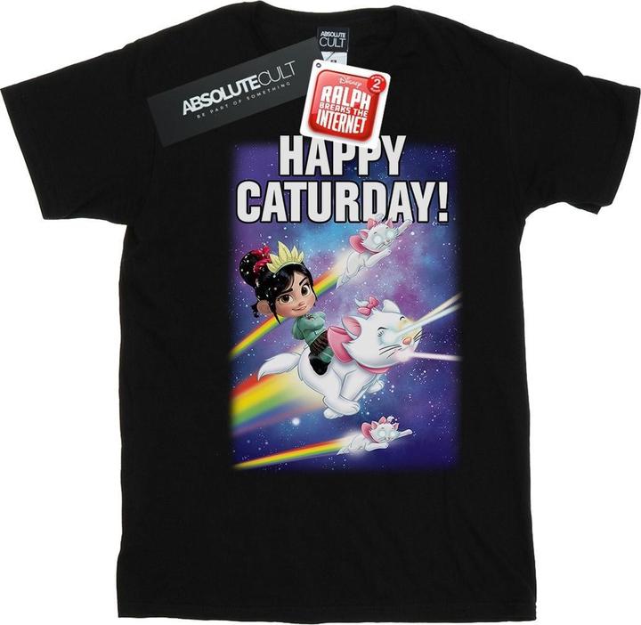 Immagine prodotto Disney Wreck It Ralph Happy Caturday Maglietta Uomo (3XL)