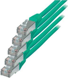 Image du produit S-Conn RJ45-RJ45 m-m (S/FTP, CAT6, 1 m)