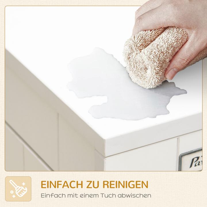 Produktbild PawHut Hundekäfig mit Tischplatte und 2 Türen (Hundehütte)