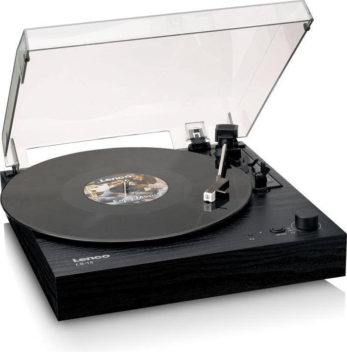 Actual product image Lenco LS-15BK black (Manual)