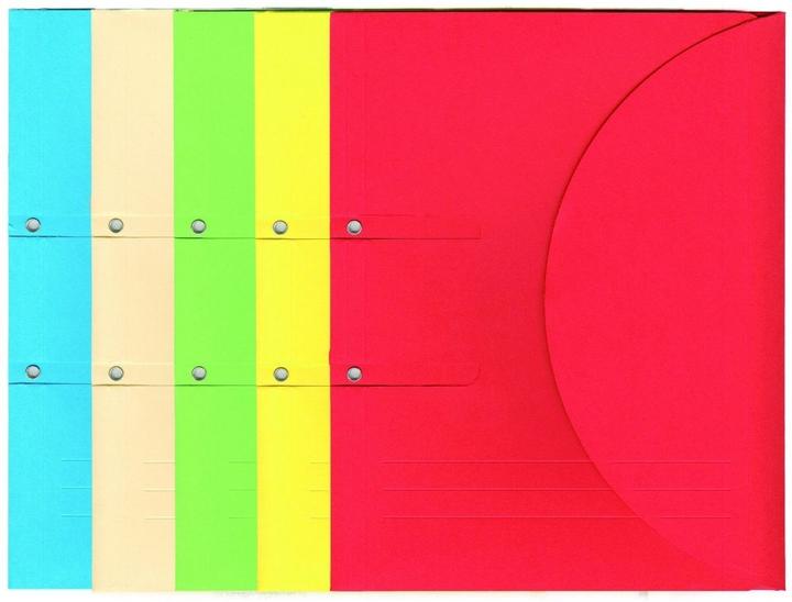 Actual product image Elco File folder Ordo collecto A4 315g basic colors assorted FSC Velcro closure (A4, 5 x)