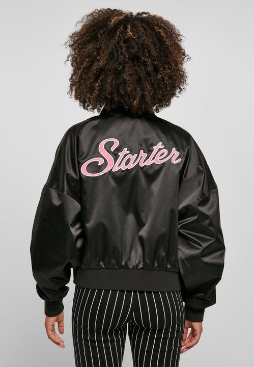 Actual product image Starter Ladies Satin College Jacket - 16904 (XS)