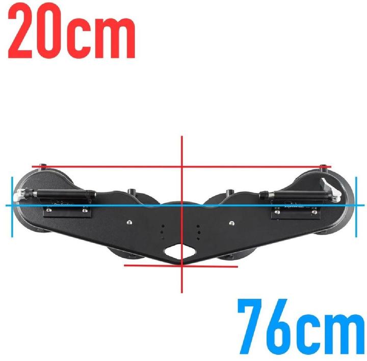 Actual product image SeaSucker Vacuum bike rack for 2 bikes