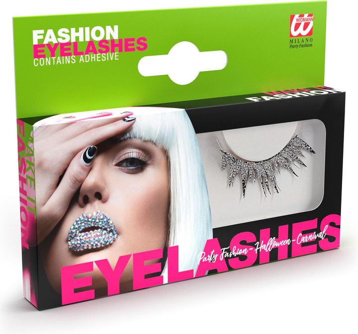 Actual product image Widmann Glitter Eyelashes (Artificial eyelashes)