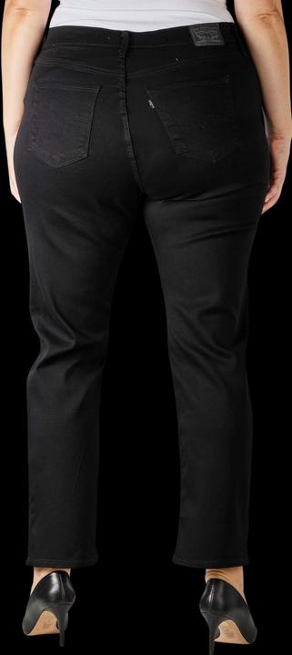 Immagine prodotto Levis 724 Jeans High Rise Straight Plus Size morbido nero (W44/L32)