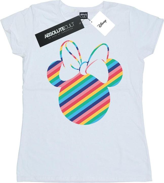 Disney Minnie Mouse Rainbow Face TShirt (L)