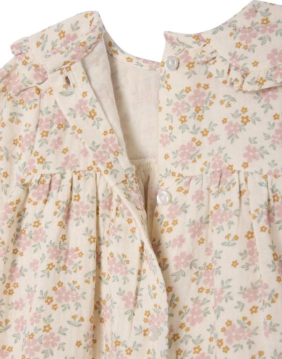 Produktbild Vertbaudet Baby Kleid aus geblümtem Musselin (92)
