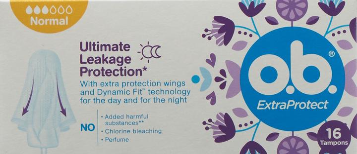 Actual product image o.b. Extra Protect (16 x, Regular)