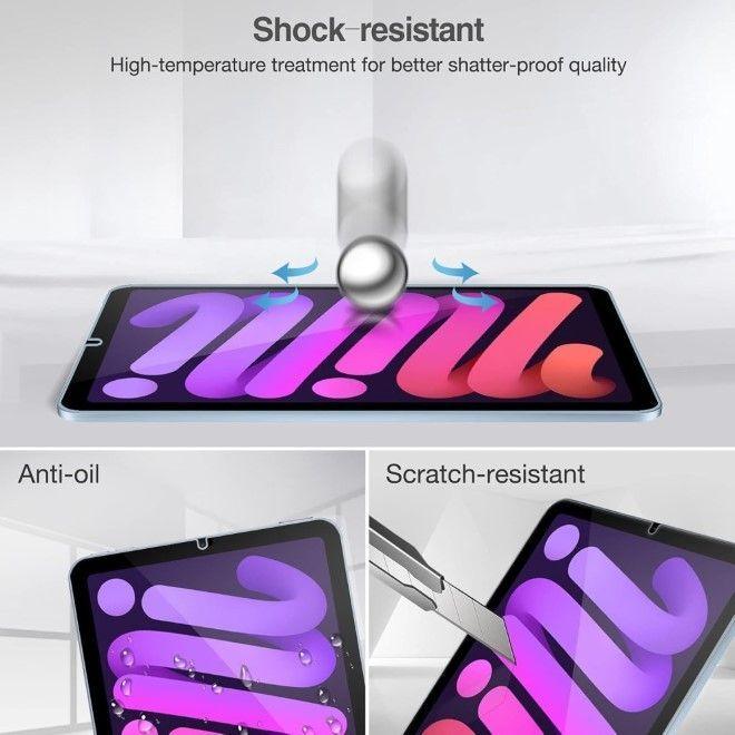 Immagine prodotto MU Budget Schutzglas Displayschutz (1 Pezzo/i, iPad mini 2021 (6a generazione), iPad mini 2024 (7a generazione))