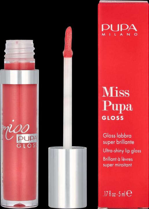Actual product image Pupa Milano Miss Pupa Gloss ingenious pink (302 Ingenious Pink)