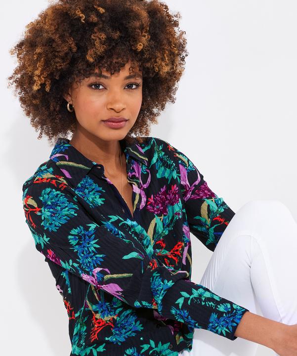 Produktbild Joe Browns Floral Sequinned Crinkle Blouse (46)