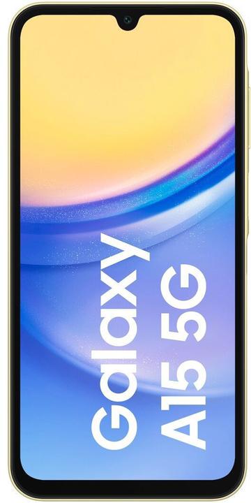 Produktbild Samsung Galaxy A15 5G (128 GB, Gelb, 6.50", Dual SIM, 50 Mpx, 5G)