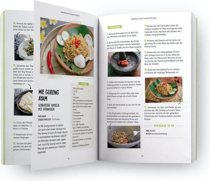 Actual product image Indonesien Kochbuch: 38 indonesische Rezepte (Authentische Indonesische Küche mit einfachen (German, Sanita Sijecic, Simon Sitanggang, Melissa Schumacher, Pia Himmelein, Sebastian Würfel, 2021)