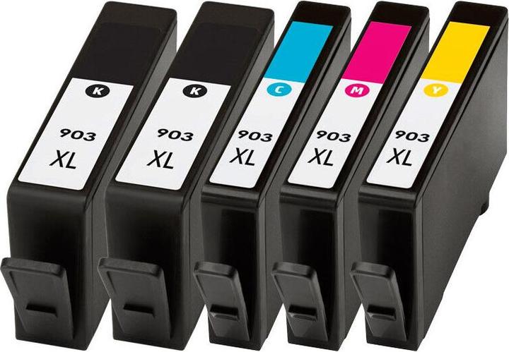 Image du produit Druckfuxx 5x TINTE PATRONEN 903-XL für HP OfficeJet 6950 6960 6962 6968 6970 697