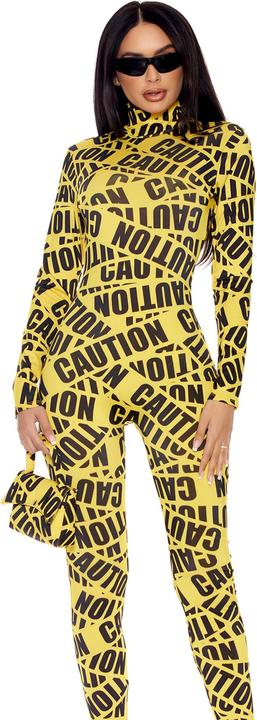 Produktbild Forplay Caution Catsuit Kostüm (M, L)