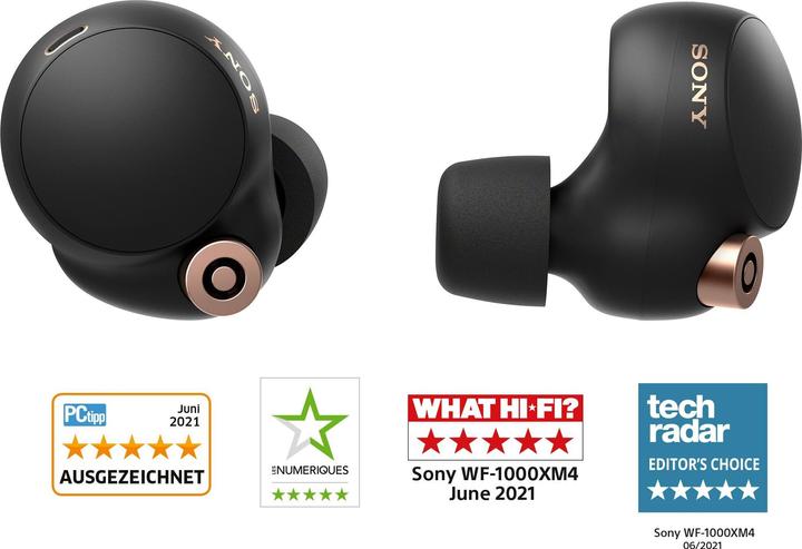 Image du produit Sony WF-1000XM4 (ANC, 12 h, Sans fil)