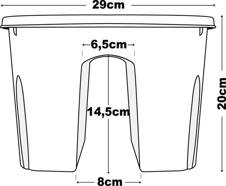 Actual product image Deuba Balcony box (29 cm)