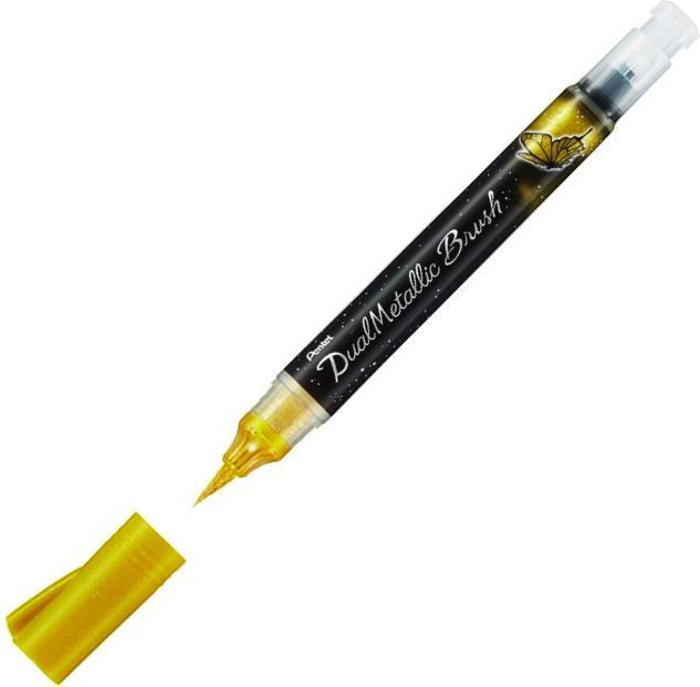 Produktbild Pentel Brushpen Dual Metallic (Gold, 1 x)