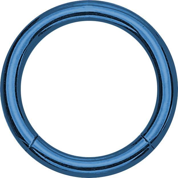 Star Piercing Segmentring dunkelblau (Chirurgenstahl 316L)