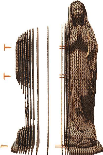 Image du produit Cartonic Sainte Marie - Modèle 3D en carton