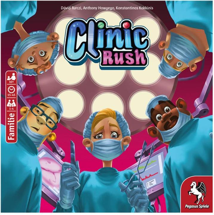 Actual product image Pegasus 51231G - Clinic Rush - Brettspiel, für 1-4 Spieler ab 10 Jahren (DE-Ausgabe) (German)