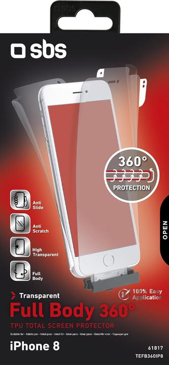 Immagine prodotto SBS Film protettivo Full Body 360° per iPhone 8 (Apple iPhone 8)