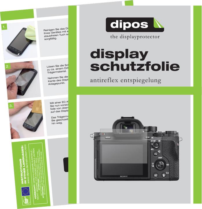 Dipos Displayschutzfolie Antireflex (Displayschutz, alpha 7 III)