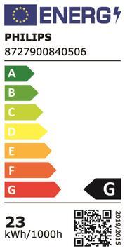 Energie-Label Philips Leuchtstofflampe (G10q, 22.20 W, 1300 lm, 1 x, G)