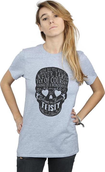 Immagine prodotto Disney Tinker Bell Skull Maglietta Ampia Donna (XXL)