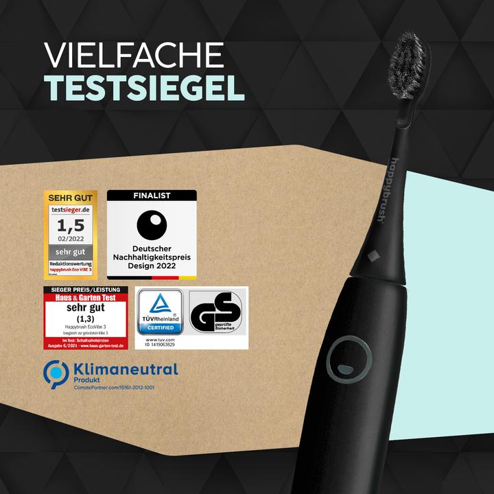 Produktbild happybrush Happy Brush Eco Vibe 3 (Schallzahnbürste)