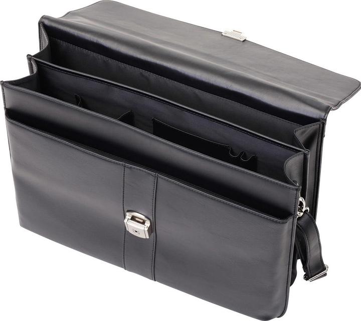 Produktbild Alassio Aktentasche PESCARA Lederimitat schwarz 47014