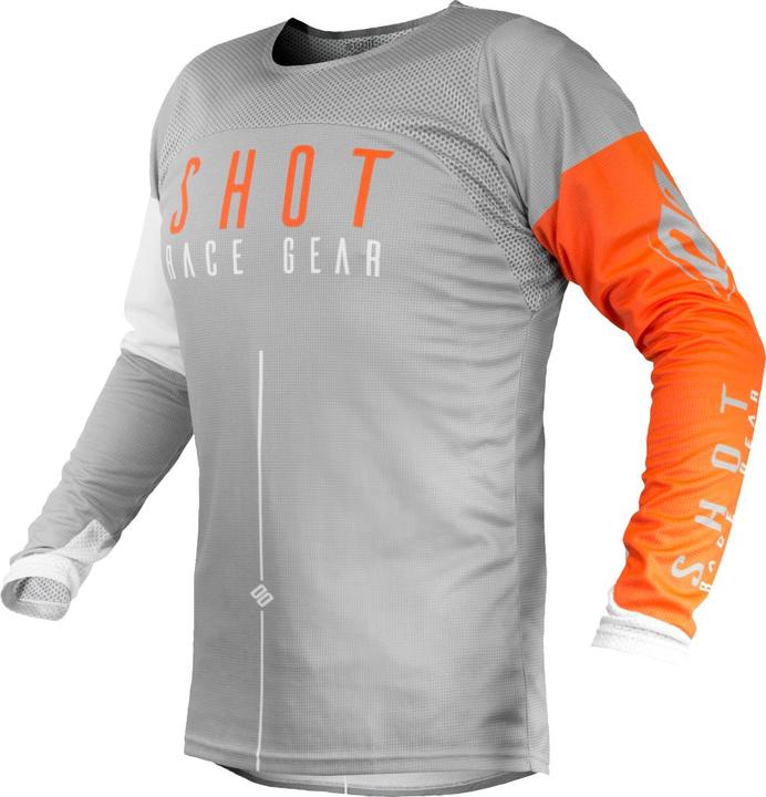 Immagine prodotto Shot AEROLITE ALPHA Jersey grau-orange XXL (XXL)