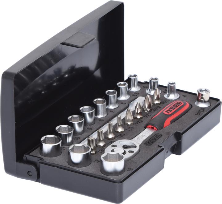 Actual product image KS Tools 1/4" Steckschlüssel-Satz (13 mm, 8 mm, 10 mm, 4 mm, 11 mm, 7 mm, 12 mm, 6 mm, 9 mm, 5 mm)