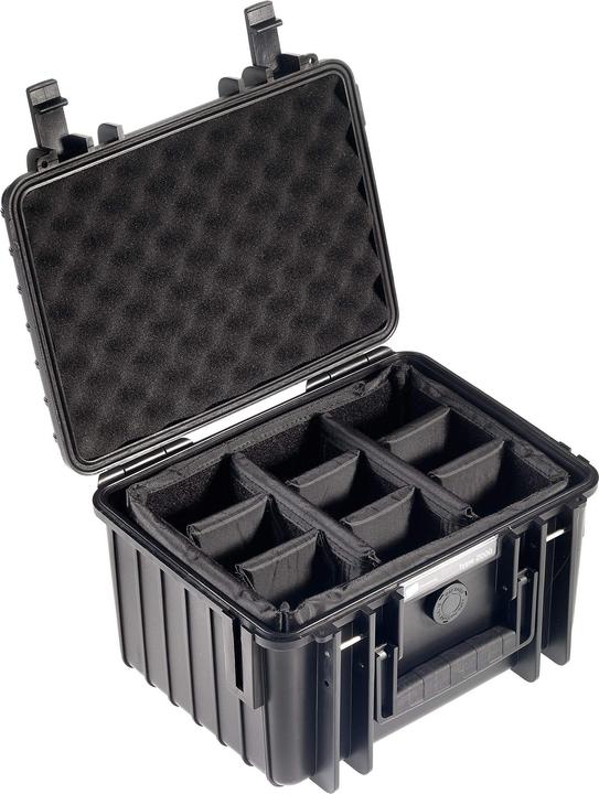 Produktbild B&W International Outdoor Case Type 2000 mit Facheinteilung (Fotokoffer, 7 l)
