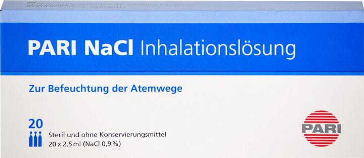 Produktbild PARI NaCl 0.9 % Inhalationslösung